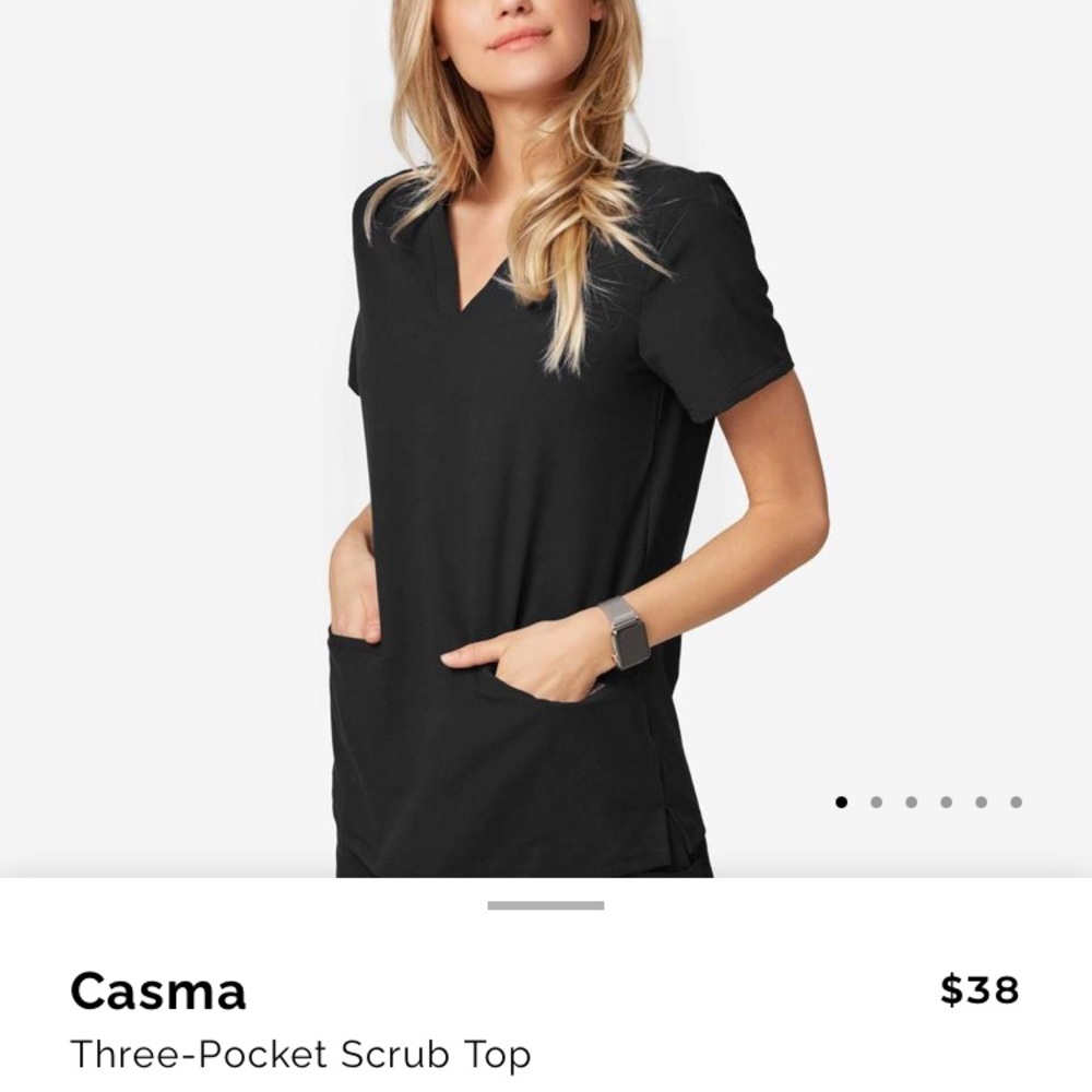 Figs Casma 3 Pocket Scrub Top
